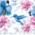 Kék rózsaszín kolibri
